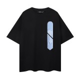 Cross-border American fashion Trapstar brand American street hip-hop casual black and white printed pure cotton short-sleeve T-shirt