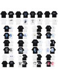 Cross-border American fashion Trapstar brand American street hip-hop casual black and white printed pure cotton short-sleeve T-shirt