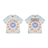 Gallerydept multi-color patchwork men's casual American-style trendy streetwear cross-border breathable short-sleeve loose fit