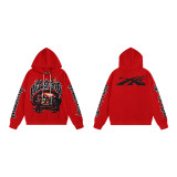 Cross-border American fashion Hellstar American street hip-hop versatile casual autumn and winter printed hooded sweatshirt