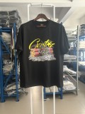 Summer new printed short-sleeve T-shirts for men and women, loose casual trendy tops