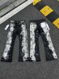 Cross-border trendy new Purple Brand ripped washed vintage street hip-hop denim pants