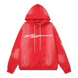 Cross-border American fashion Hellstar loose-fitting American hip-hop street style pure cotton washed vintage zipper hooded sweatshirt