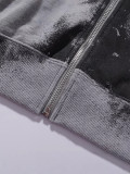 Cross-border American fashion brand VALE autumn and winter new printed hip-hop street style American pure cotton casual versatile hooded sweatshirt