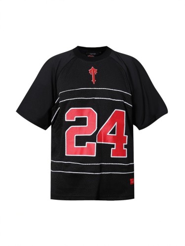 Trapstar's new No.24 mesh breathable sports casual suit summer short-sleeved shorts