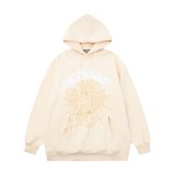 Sp5der 555 Letter Print Hooded Sweatshirt Unisex Versatile Casual Wear