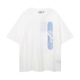 Cross-border American fashion Trapstar brand American street hip-hop casual black and white printed pure cotton short-sleeve T-shirt