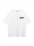 Summer new style loose-fit printed short-sleeve T-shirts for couples, trendy casual tops for men and women