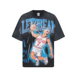 Cross-border American fashion VALE American street hip-hop print loose-fitting pure cotton casual daily short-sleeve T-shirt trendy brand