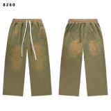Cross-border foreign trade Vale new drawstring loose fit distressed street hip-hop American style pure cotton versatile pants