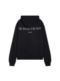 New autumn and winter hooded sweatshirt for men and women, loose fit, hip-hop style, solid color pullover top
