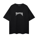 Cross-border American fashion Trapstar brand American street hip-hop casual black and white printed pure cotton short-sleeve T-shirt