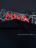 New Retrovert printed letter trendy brand short-sleeve summer casual versatile shirt