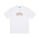Trapstar American fashion brand black and white printed casual pure cotton short-sleeve T-shirt cross-border British y2k high street hip-hop