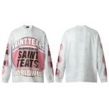 Cross-border foreign trade trendy new SAINT long-sleeve T-shirt, autumn and winter high street loose casual T-shirt for men and women