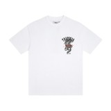 TRapstar American fashion brand black and white printed casual short-sleeve T-shirt