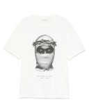 Trendy printed short-sleeve T-shirt, loose and casual, unisex, new summer style