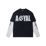 Cross-border trendy new American street hip-hop print retro casual long-sleeve T-shirt