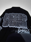 Cross-border American fashion  new American street hip-hop full-print pure cotton long-sleeve T-shirt
