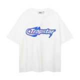 New letter-printed loose-fitting short-sleeve T-shirt for men, trendy summer casual top