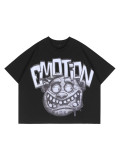 New 25ss Cross-Border Rhinestone Print American Streetwear High Street Short Sleeve T-Shirt