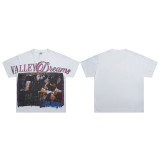Cross-border American fashion brand VALE's new trendy American street hip-hop loose-fit full-print cotton short-sleeve T-shirt