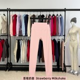 Original Embroidered  Slimming Yoga Pants, Butt-Lifting Pants, High-Waisted Fitness Long Pants, Stretchy Cropped Pants