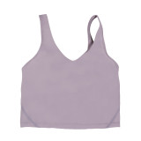 Original Align U-shaped tank top yoga bra with chest pads, sports fitness top, shockproof bra for women