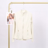 Original Define style yoga top, fitness wear, long-sleeve running sports stand-up collar jacket for women
