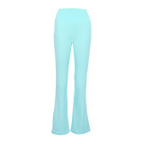 Original brand bell-bottom yoga pants, sports slimming pants for women, high-waisted, tummy control, butt-lifting, versatile casual pants