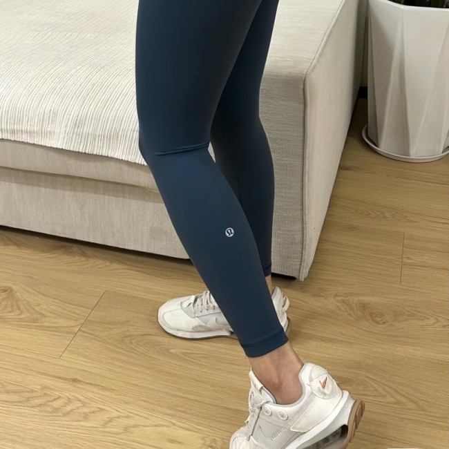 Same style original Wunder Train yoga pants, high-waisted, seamless, tight-fitting, butt-lifting, calf-length, women's cropped pants