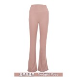 Original Embroidered  High-Waisted Flared Yoga Pants for Women, High Elasticity, Slimming, Sports Fitness, Quick-Dry Yoga