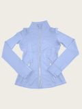 Original Embroidered  Jacket Gold Coat Top Women's Slim Fit Stand Collar Stretchy Quick-Dry Fitness Sportswear