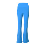 Original brand bell-bottom yoga pants, sports slimming pants for women, high-waisted, tummy control, butt-lifting, versatile casual pants