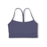 Original Y-shaped sports vest, same style as Flow Y, with chest pads, thin underwear with beautiful back design, fitness yoga top