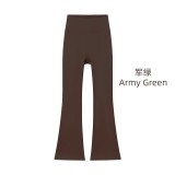 Original Embroidered  High-Waisted Flared Yoga Pants for Women, High Elasticity, Slimming, Sports Fitness, Quick-Dry Yoga