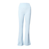 Original Groove Flared Pants High-Waisted Butt-Lifting Yoga Pilates Slimming Peach Nude Feel Sports Wide-Leg Pants
