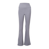 Original Groove style women's bell-bottom pants, no awkward lines, quick-dry sports yoga pants, wide-leg micro-flare long pants