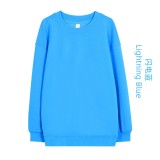 Original Embroidered  Long Women's Crew Neck Sweatshirt, Loose Fit Plus Size Yoga Fitness Sports Sweatshirt for Women