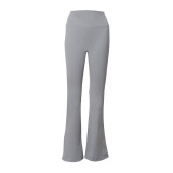 Original brand bell-bottom yoga pants, sports slimming pants for women, high-waisted, tummy control, butt-lifting, versatile casual pants