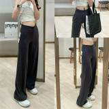 Original Straight-Leg Pants Throwback Still Same Style Yoga Butt-Lifting Casual Drawstring High-Waisted Wide-Leg Pants