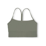Original Y-shaped sports vest, same style as Flow Y, with chest pads, thin underwear with beautiful back design, fitness yoga top