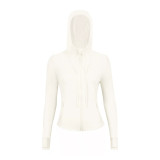 Original Define style hooded jacket, breathable sports and fitness wear for women, casual yoga wear