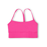 Original Y-shaped sports vest, same style as Flow Y, with chest pads, thin underwear with beautiful back design, fitness yoga top