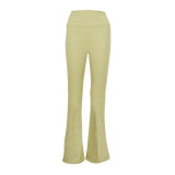 Original Groove Flared Pants High-Waisted Butt-Lifting Yoga Pilates Slimming Peach Nude Feel Sports Wide-Leg Pants