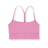 Original Y-shaped sports vest, same style as Flow Y, with chest pads, thin underwear with beautiful back design, fitness yoga top