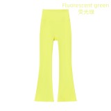 Original Embroidered  High-Waisted Flared Yoga Pants for Women, High Elasticity, Slimming, Sports Fitness, Quick-Dry Yoga