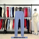 Original Embroidered  Slimming Yoga Pants, Butt-Lifting Pants, High-Waisted Fitness Long Pants, Stretchy Cropped Pants