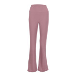 Original brand bell-bottom yoga pants, sports slimming pants for women, high-waisted, tummy control, butt-lifting, versatile casual pants