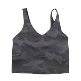 Original Align U-shaped tank top yoga bra with chest pads, sports fitness top, shockproof bra for women
